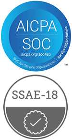 SSAE18 Logo & AICPA Logo